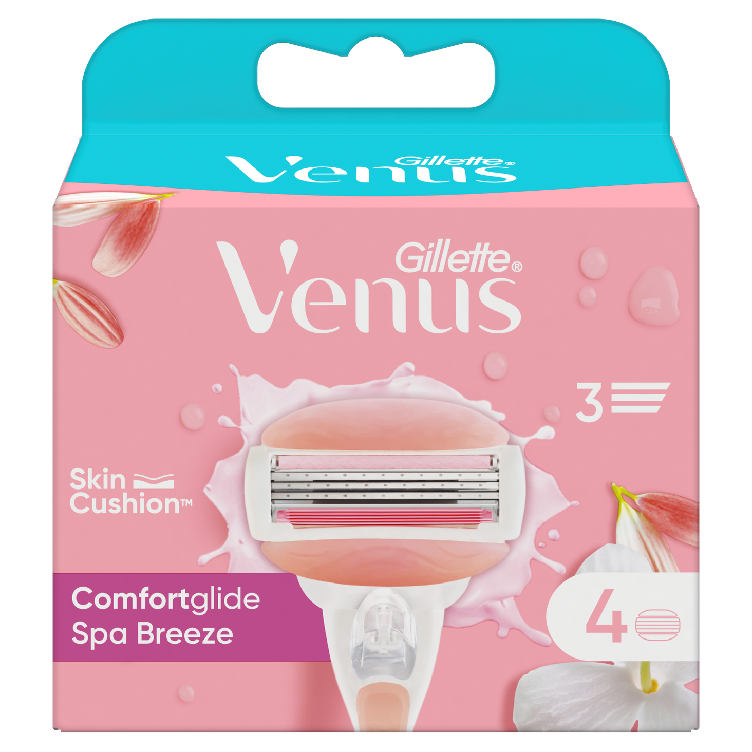 Gillette Venus Comfortglide Spa Breeze 4 ostrza