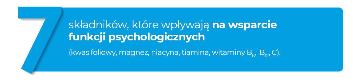 7 składników na wsparcie funkcji psychologicznych