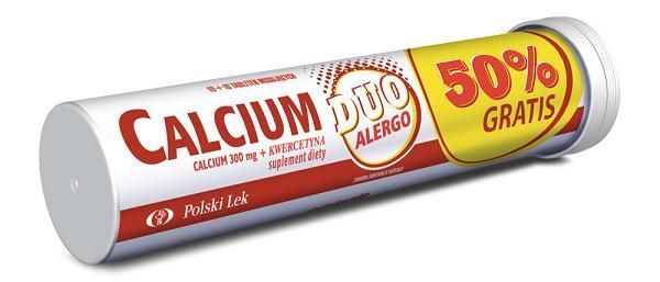 CALCIUM DUO ALERGO + Kwercetyna Tabletki na alergie 20tabl.