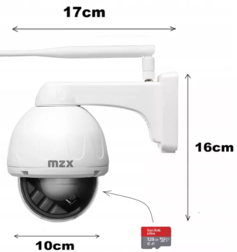 Kamera Zewnętrzna Obrotowa Wifi 5Mpx 4Mpx - 3