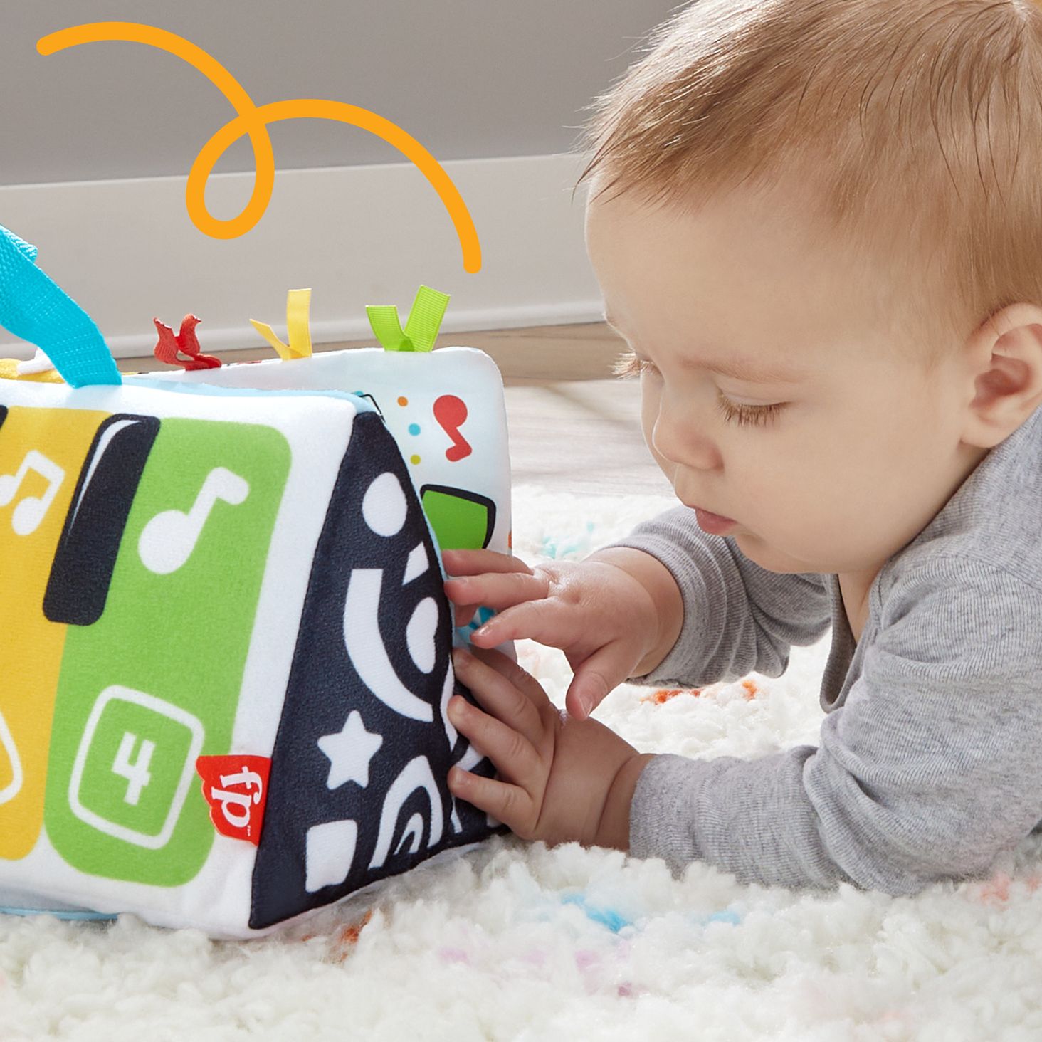 Fisher-Price Miękkie pianinko „Baw się i kop” 10