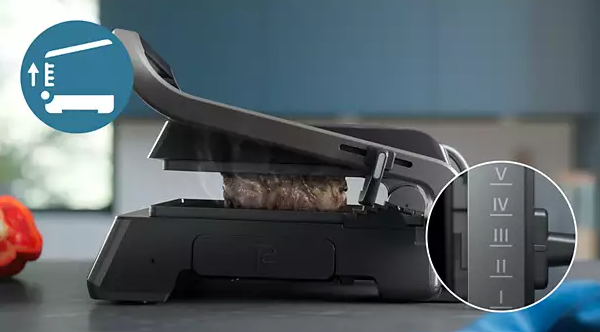 PHILIPS Grill kontaktowy HD6307/70 - 8