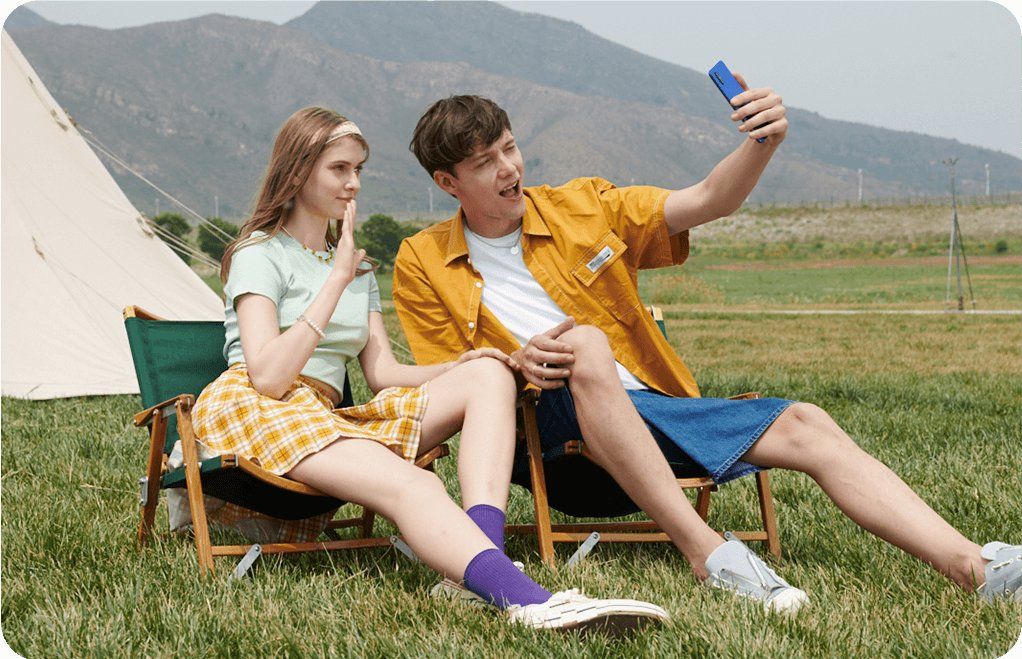 Redmi 9A Para robiąca selfie