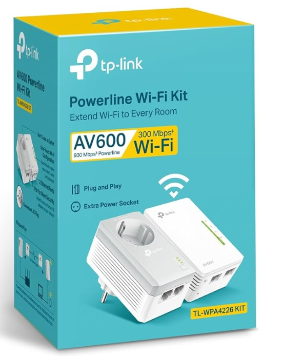 Tp-Link Tl-Wpa4226 Kit Zestaw Plc Av500 Wifi-N300 - 3