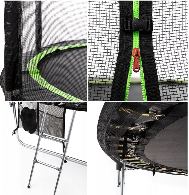 Zipro Trampolina z siatką zewnętrzną 252cm