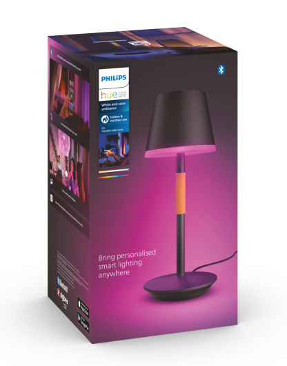 Philips Hue lampa Go czarna najważniejsze cechy