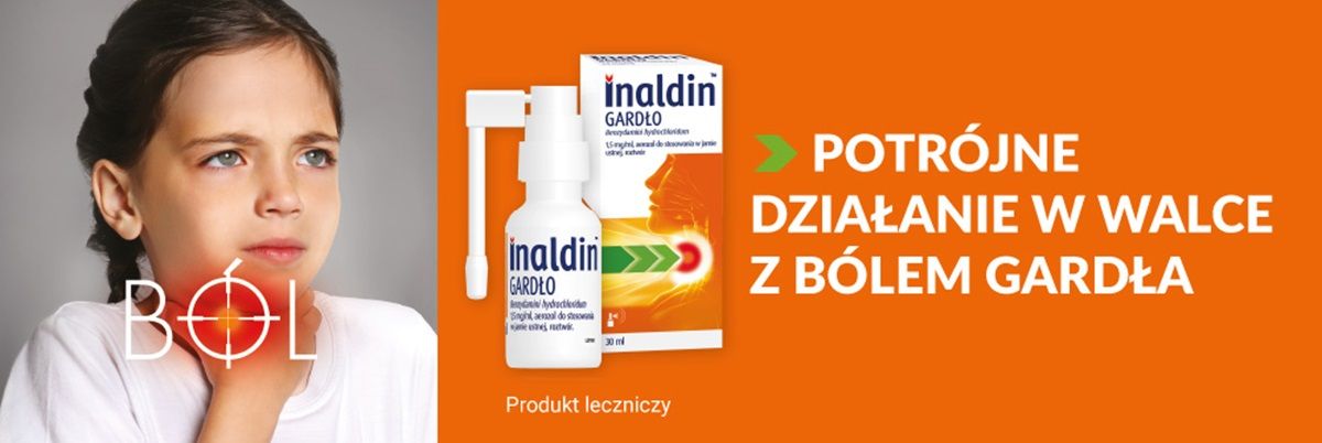 Inaldin Gardło - potrójne działanie w walce z bólem gardła
