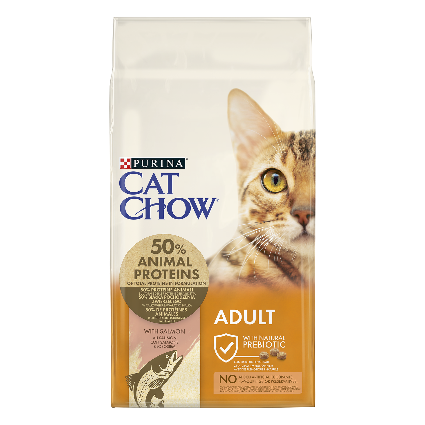 CAT CHOW ADULT łosoś opakowanie