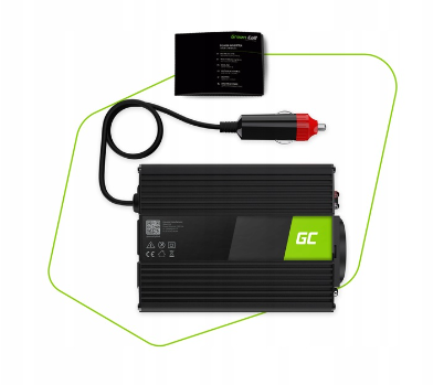 Green Cell 12V na 230V 150W/300W Czysta sinusoida