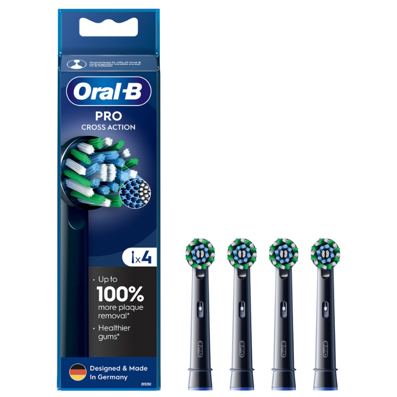 Oral-B Pro Cross Action Black 4szt. EB50BRX-4_1