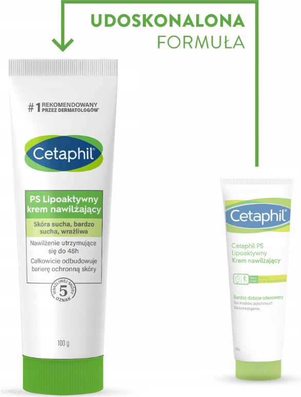 Cetaphil PS Lipoaktywny Krem nawilżający ulepszona formuła