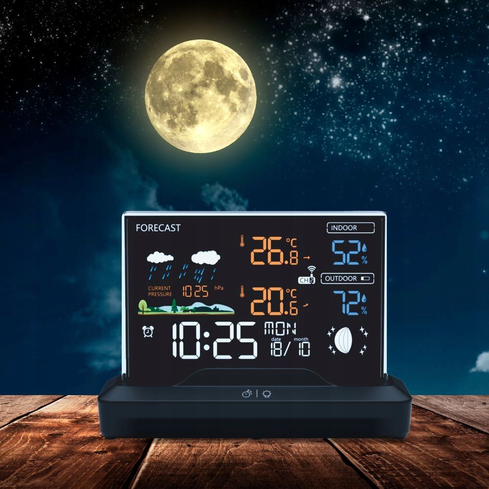 Stacja pogody meteo Zegar Manta Windy