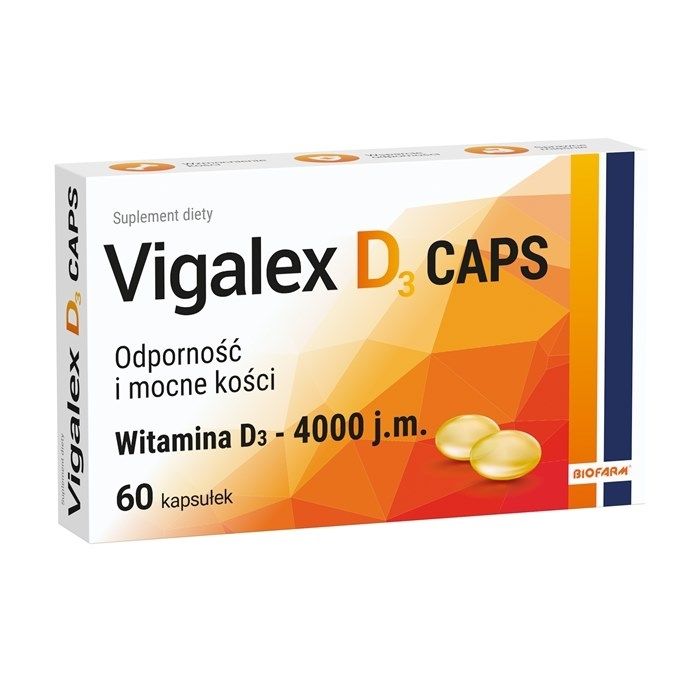 Vigalex D3 Caps 4000 J M 60kaps Opinie I Ceny Na Ceneo Pl