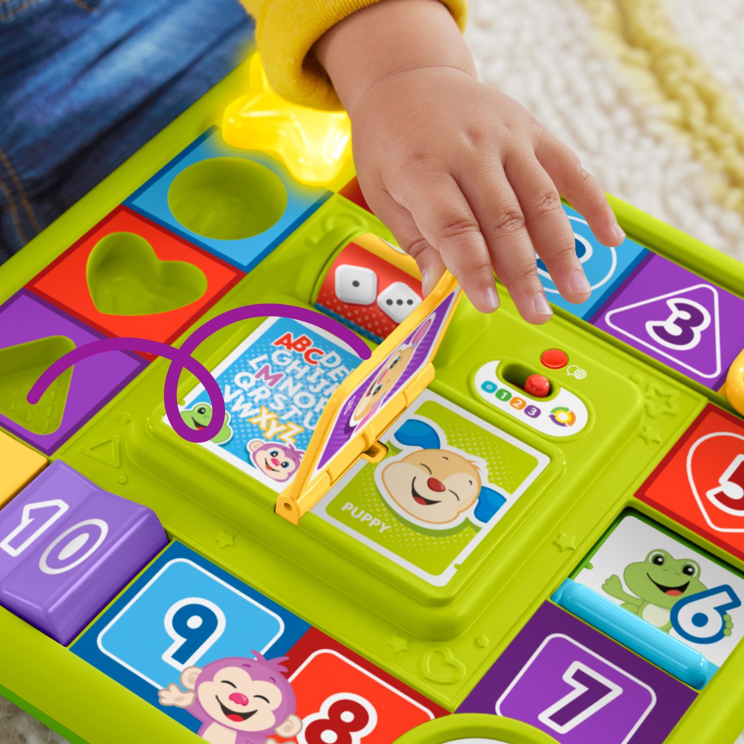 Fisher-Price Przekręcaj kartę „książeczki”,