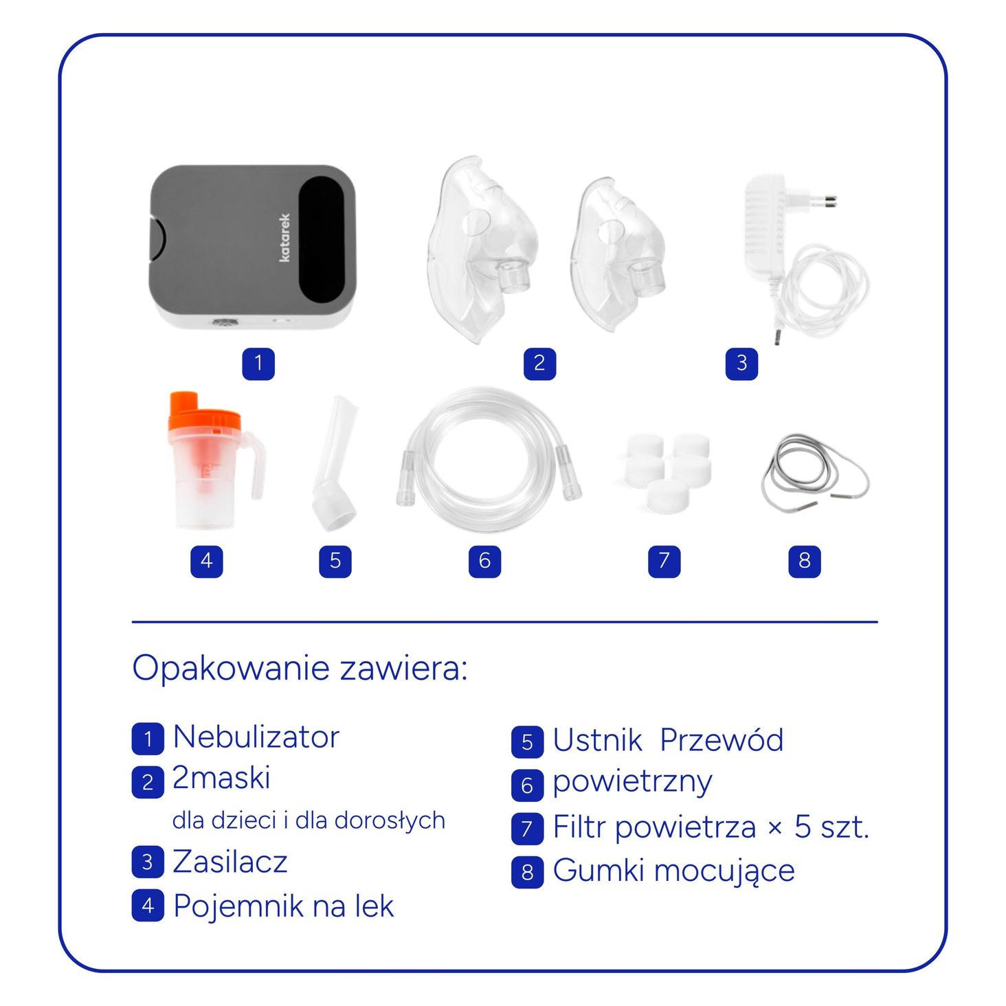 Katarek Nebulizator Kompresorowy - 5