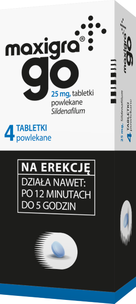 Maxigra Go 25mg x 4 tabl