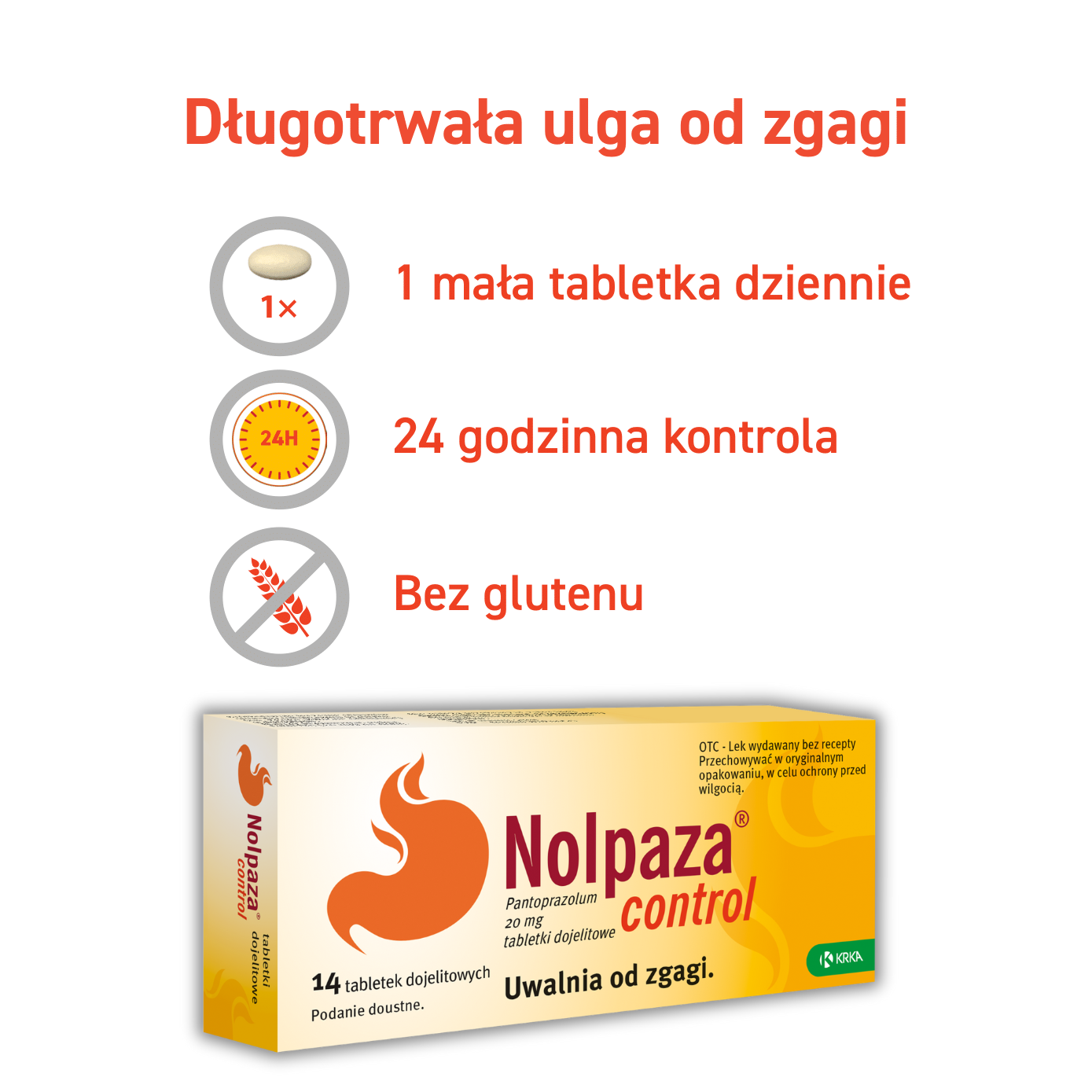 Nolpaza control, 20 mg, tabletki - 4