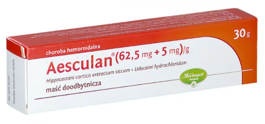 Aesculan maść doodbytnicza 30g - 4