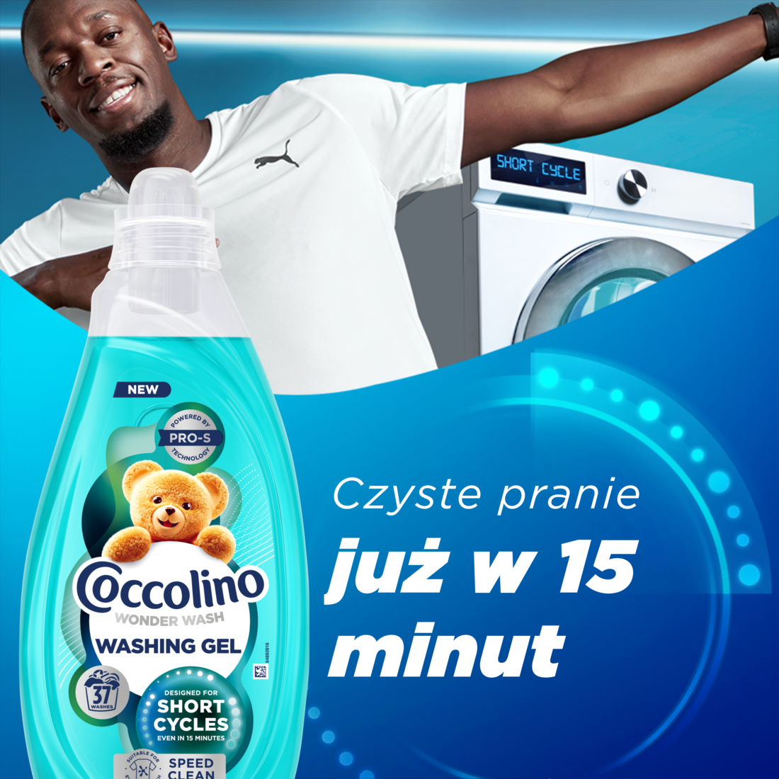 Coccolino Wonder Wash Speed Clean grafika 1