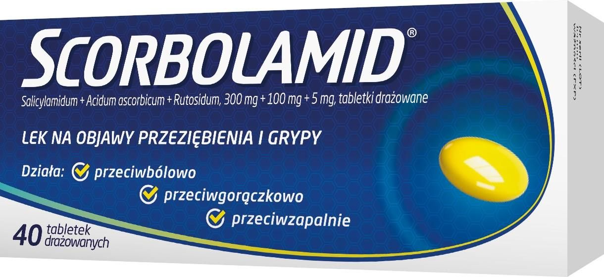 Scorbolamid 40 tabl. draż. opakowanie