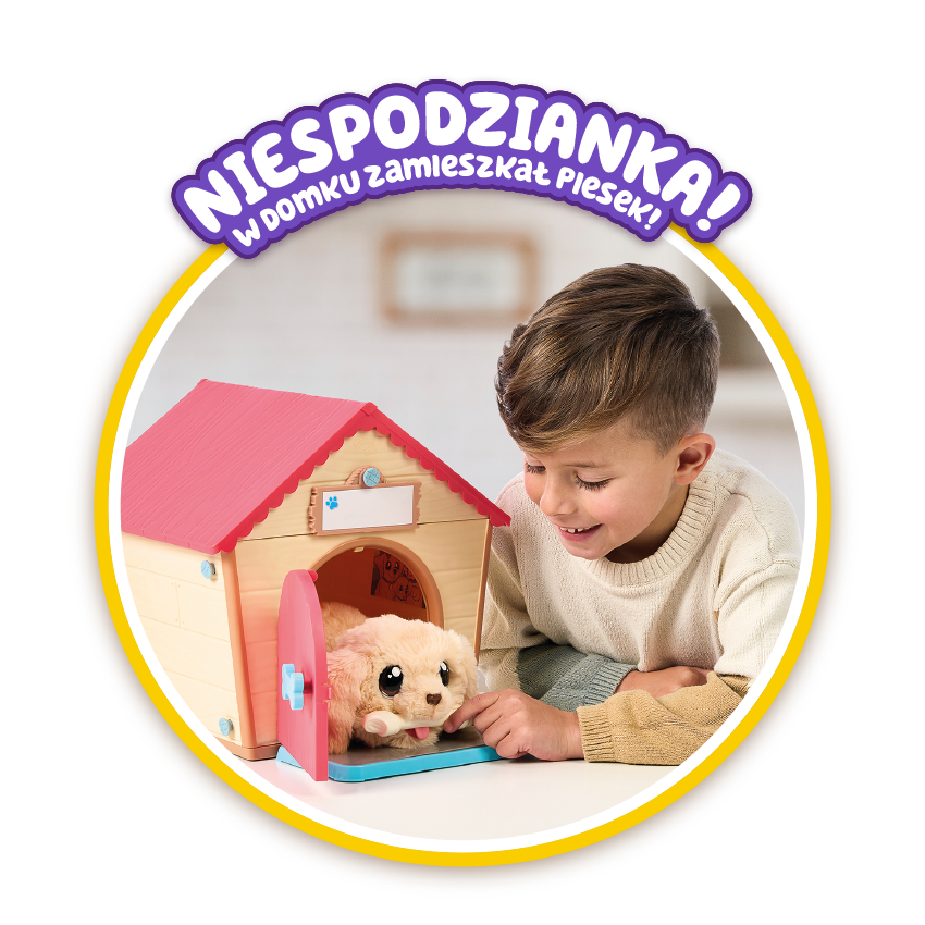 Little Live Pets Piesek z domkiem niespodzianka