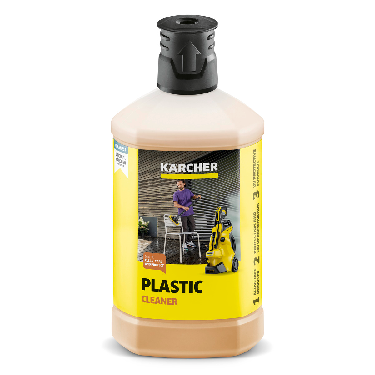 Karcher środek do czyszczenia plastiku 3w1 1L 6.295-758.0