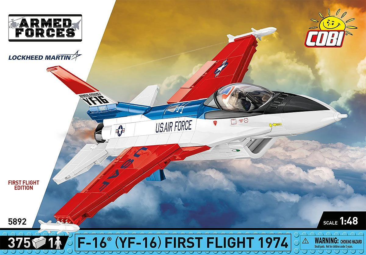 COBI Armed Forces F-16 (YF-16) First Flight 1974 baner