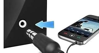 LG CM2460 czarny podlaczenie jack