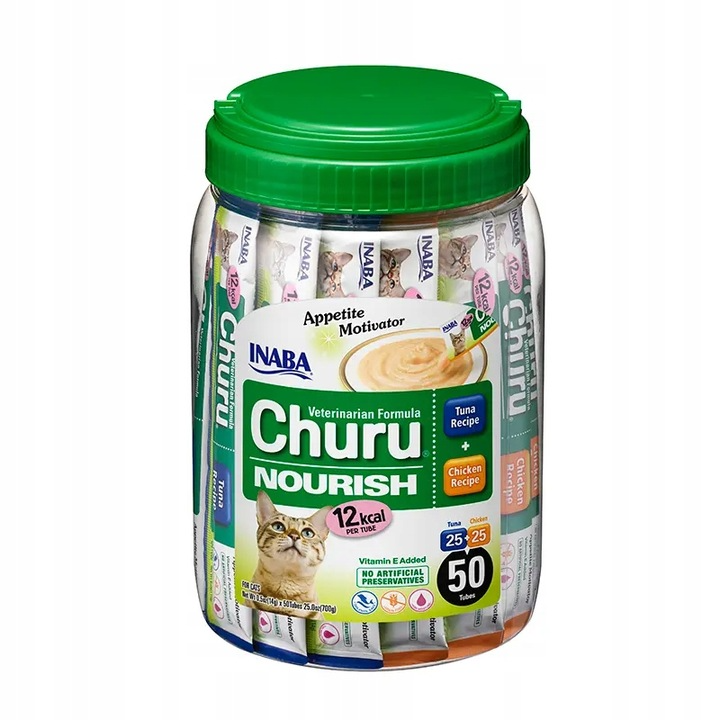 Inaba Cat Churu Nourrish z Tuńczykiem & Kurczakiem