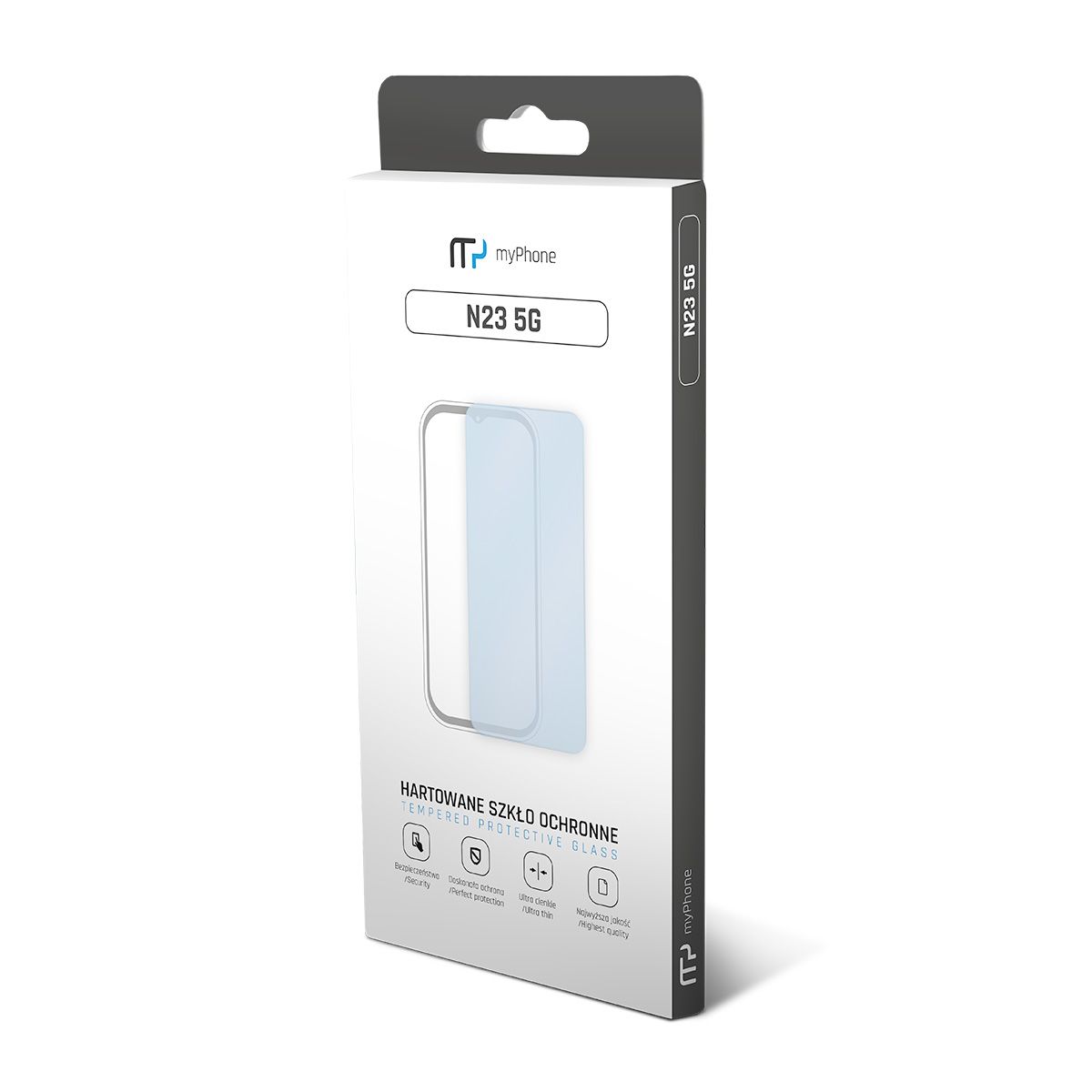 myPhone szkło hartowane N23 5G opakowanie