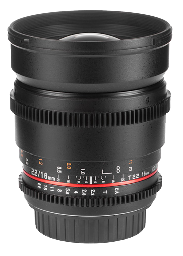 Samyang 16mm T2.2 VDSLR ED AS UMC CS II Sony E