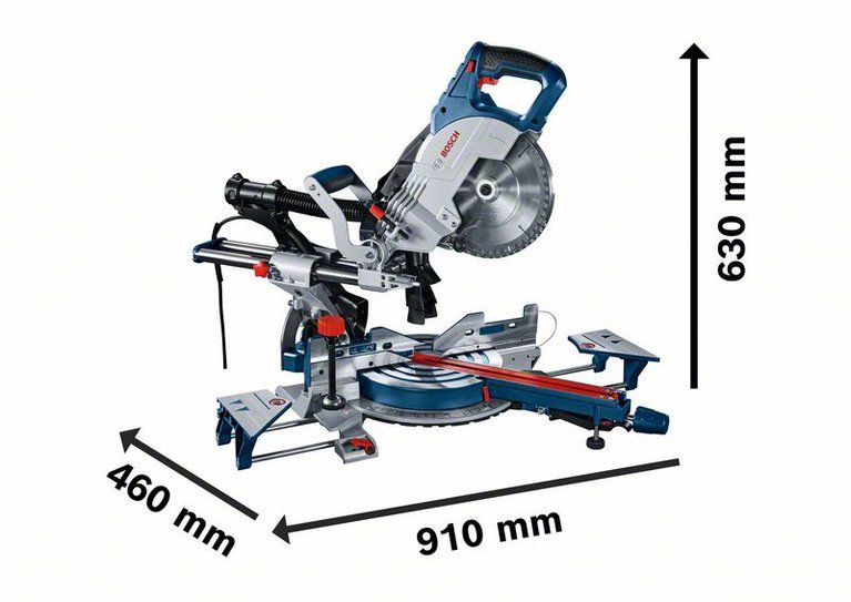 Bosch GCM 8 SJL Professional wymiary