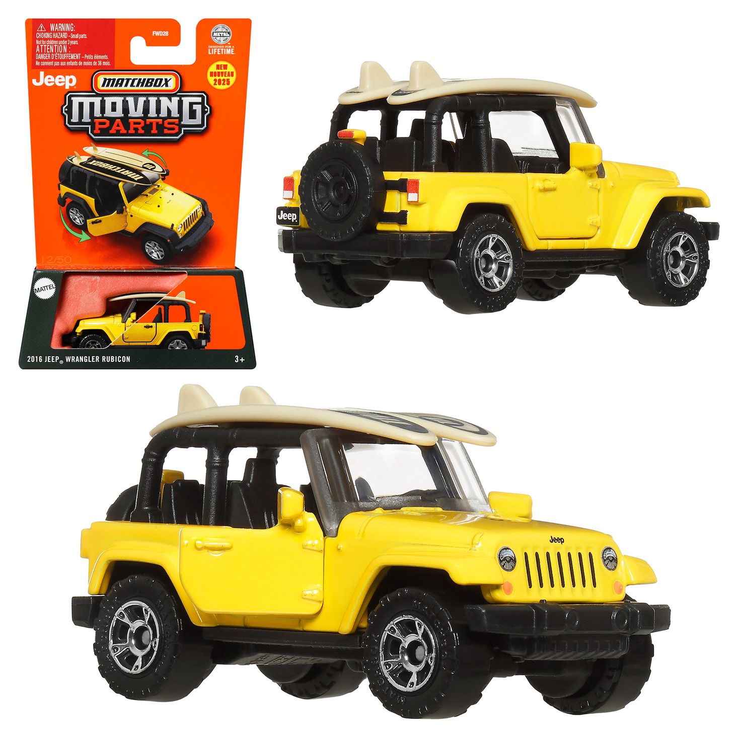 MATCHBOX™ Samochody akcji 1:64 Asortyment 3