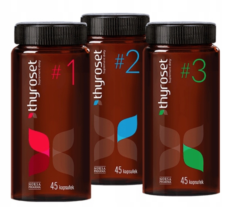 Norsa Pharma Thyroset Suplement Diety 3x45 kaps. - 1
