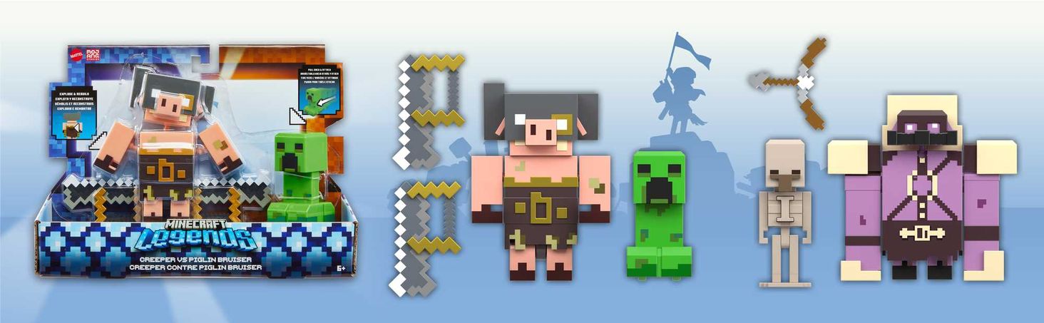 Minecraft | 2-pak figurek 8 cm Seria Legends