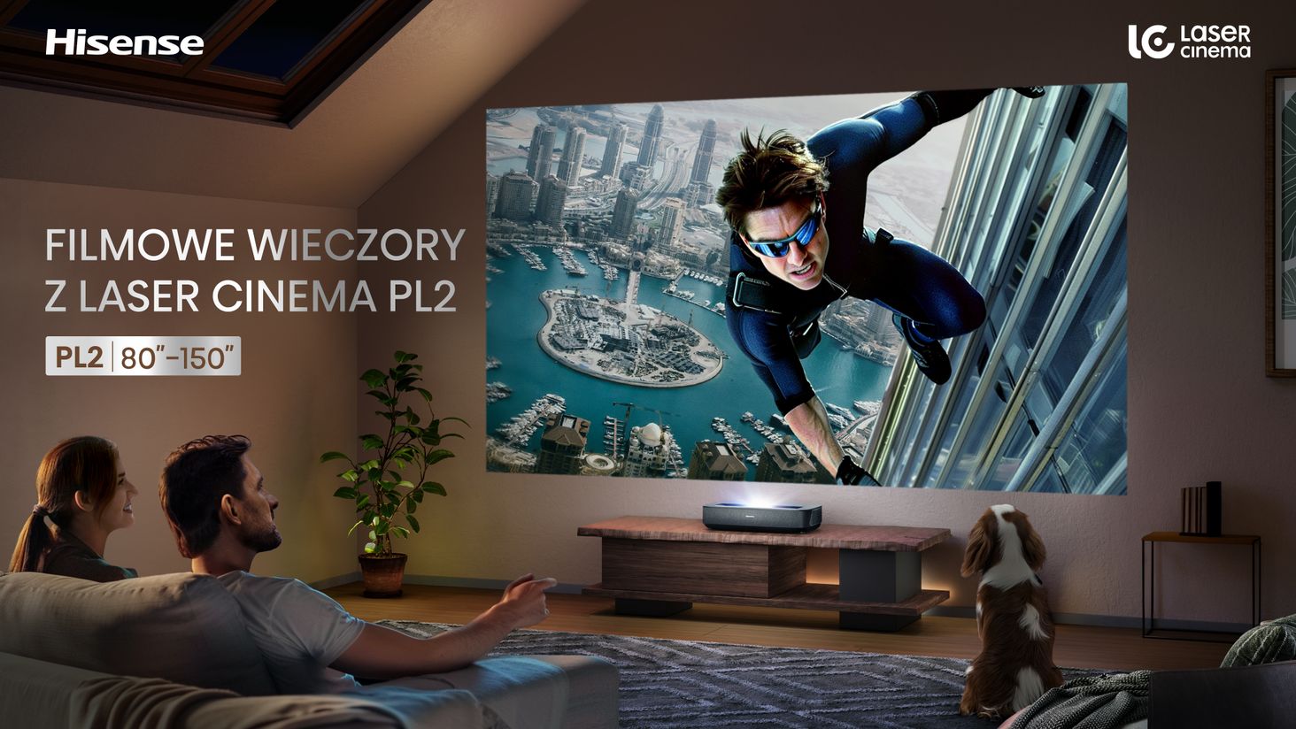 Hisense PL2 projektor laserowy