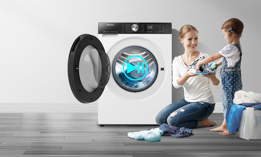 Hisense WF5S1043BW Ad&pause