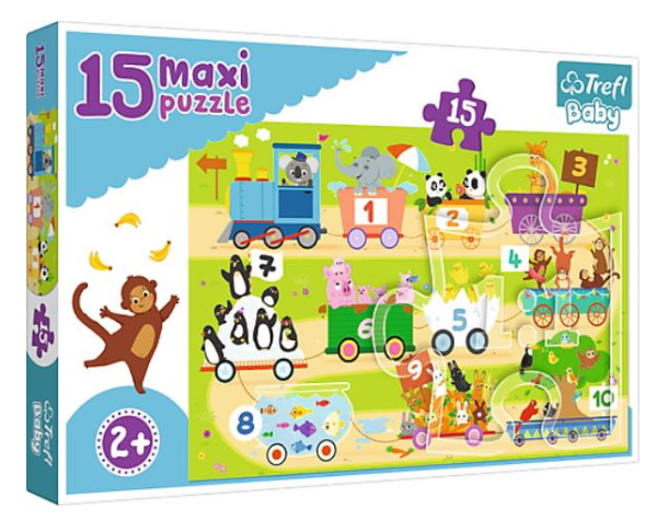 Trefl Puzzle Baby Maxi El Poci G Z Cyframi Ceny I Opinie