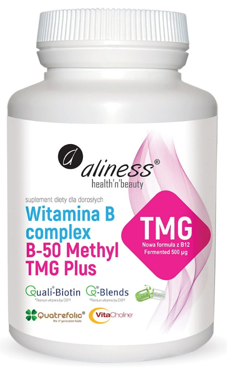 Aliness Witamina B-50 metylokobalamina TMG PLUS
