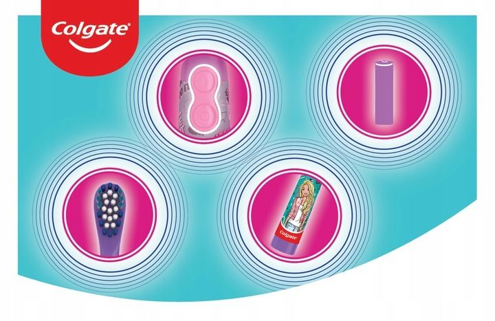 Colgate szczoteczka soniczna dla dzieci 3+ Lat BARBIE
