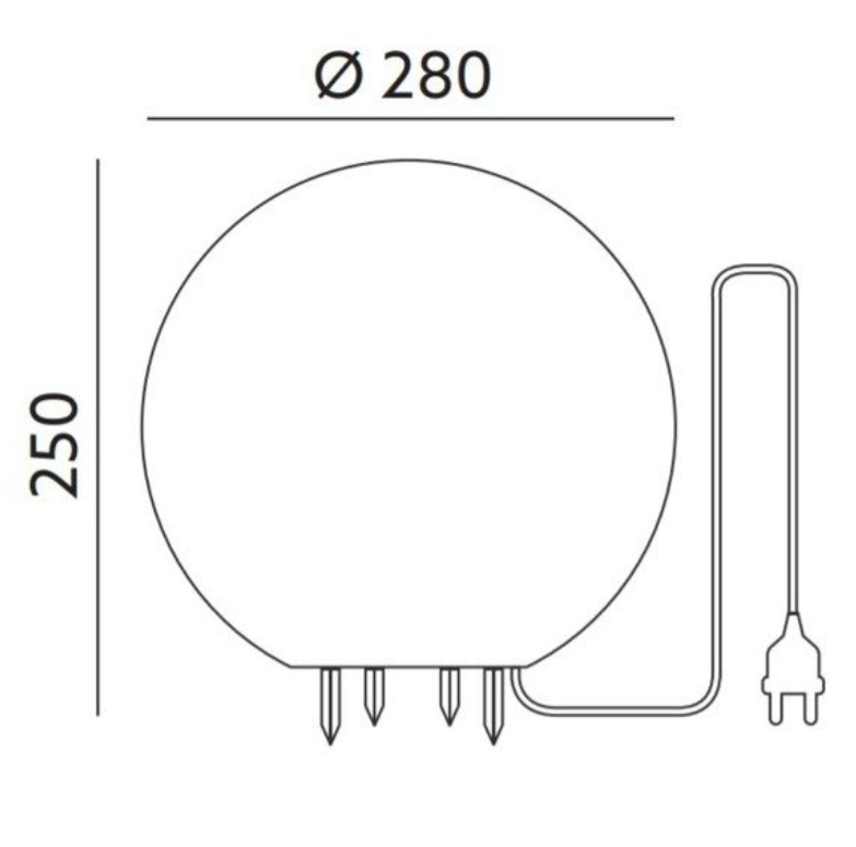 Kobi Kula Ogrodowa Garden Ball M (ktgbm)