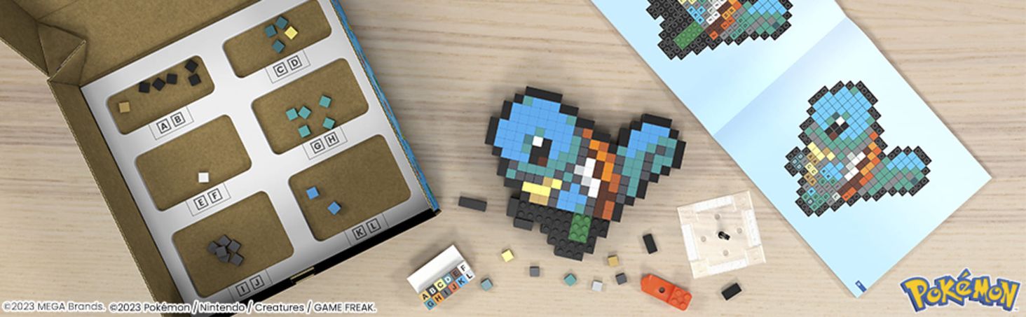 MEGA Pokémon Pixel Squirtle HTH77