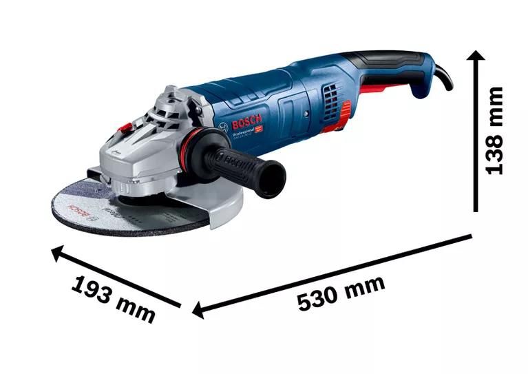 Bosch GWS 24-180 JZ Professional wymiary