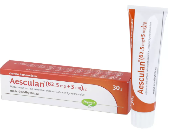 Aesculan maść doodbytnicza 30g - 1