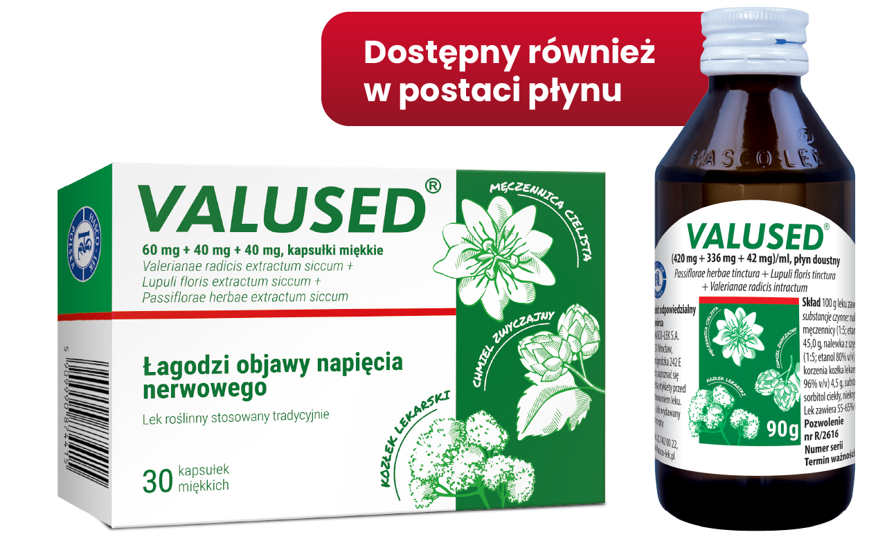 Valused 30 kapsułek - płyn