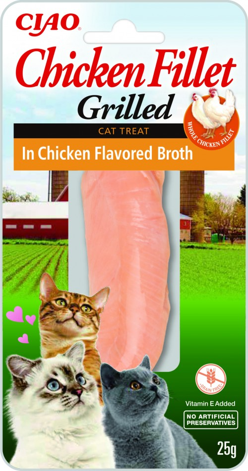 Inaba Cat Grilled Chicken W bulionie o smaku kurczaka 25g
