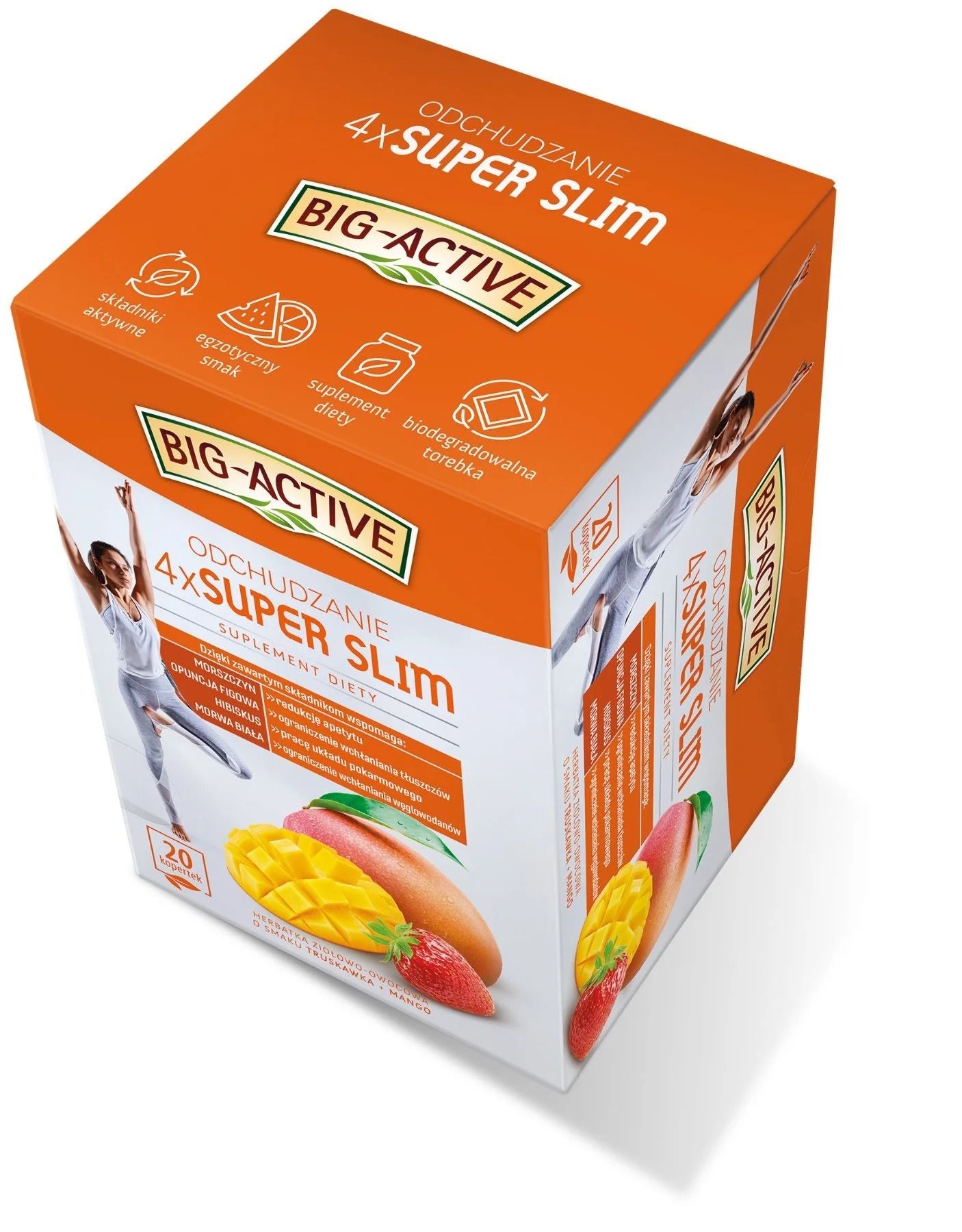 Big-Active 4 x Super Slim Odchudzanie suplement diety 2