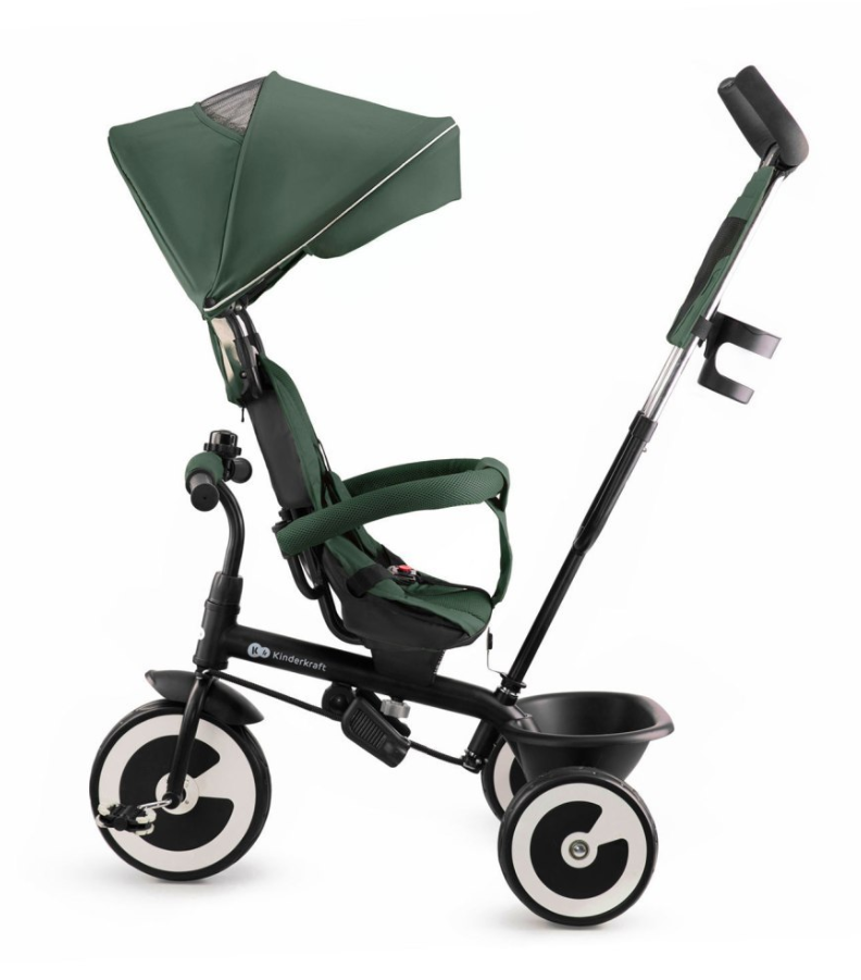 Kinderkraft Aston Rowerek Trójkołowy Mystic-Green -3