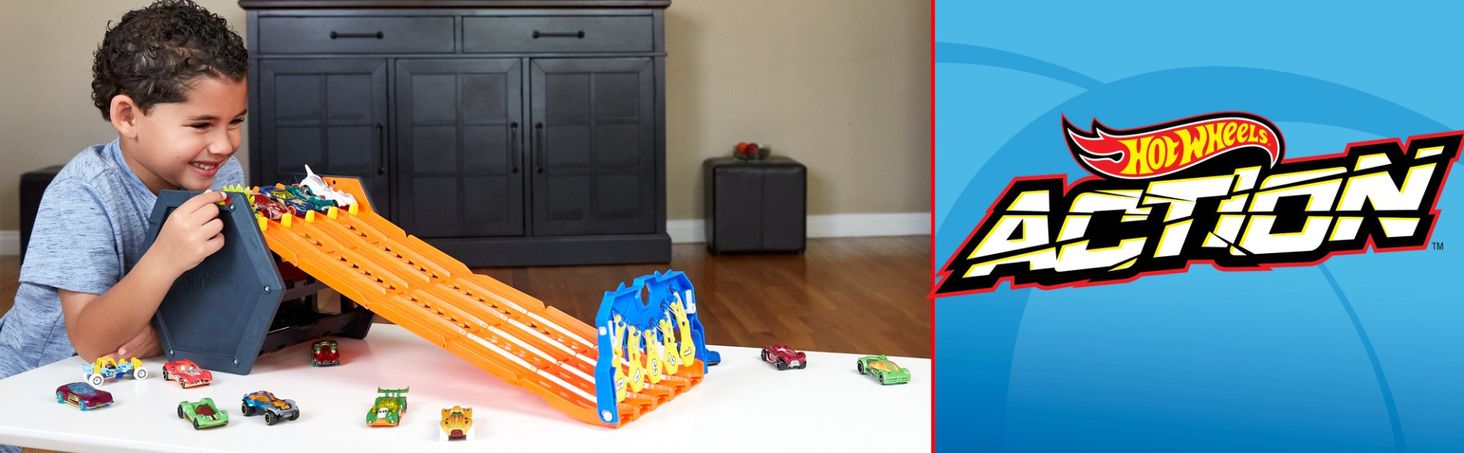 Hot Wheels HGK41 - Zestaw torów wyścigowych baner