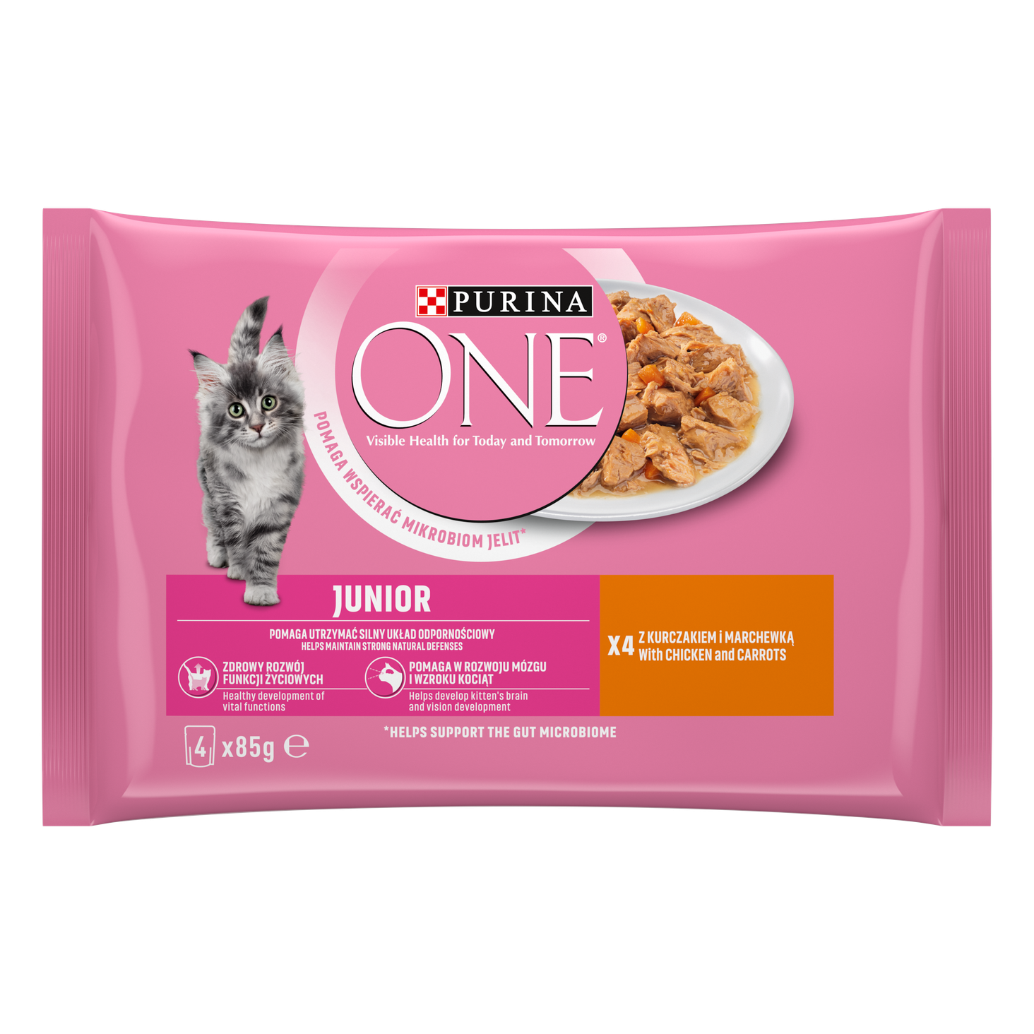 PURINA ONE Junior kurczak opakowanie